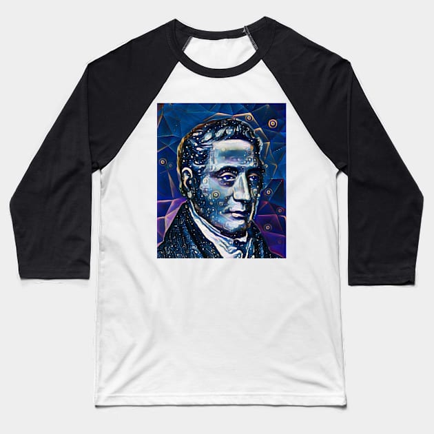 George Stephenson Portrait | George Stephenson Artwork 5 Baseball T-Shirt by JustLit